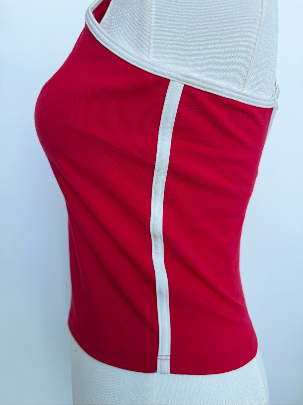 Victorias Secret PINK crisscross Red tank Sz Medium - Picture 6 of 16